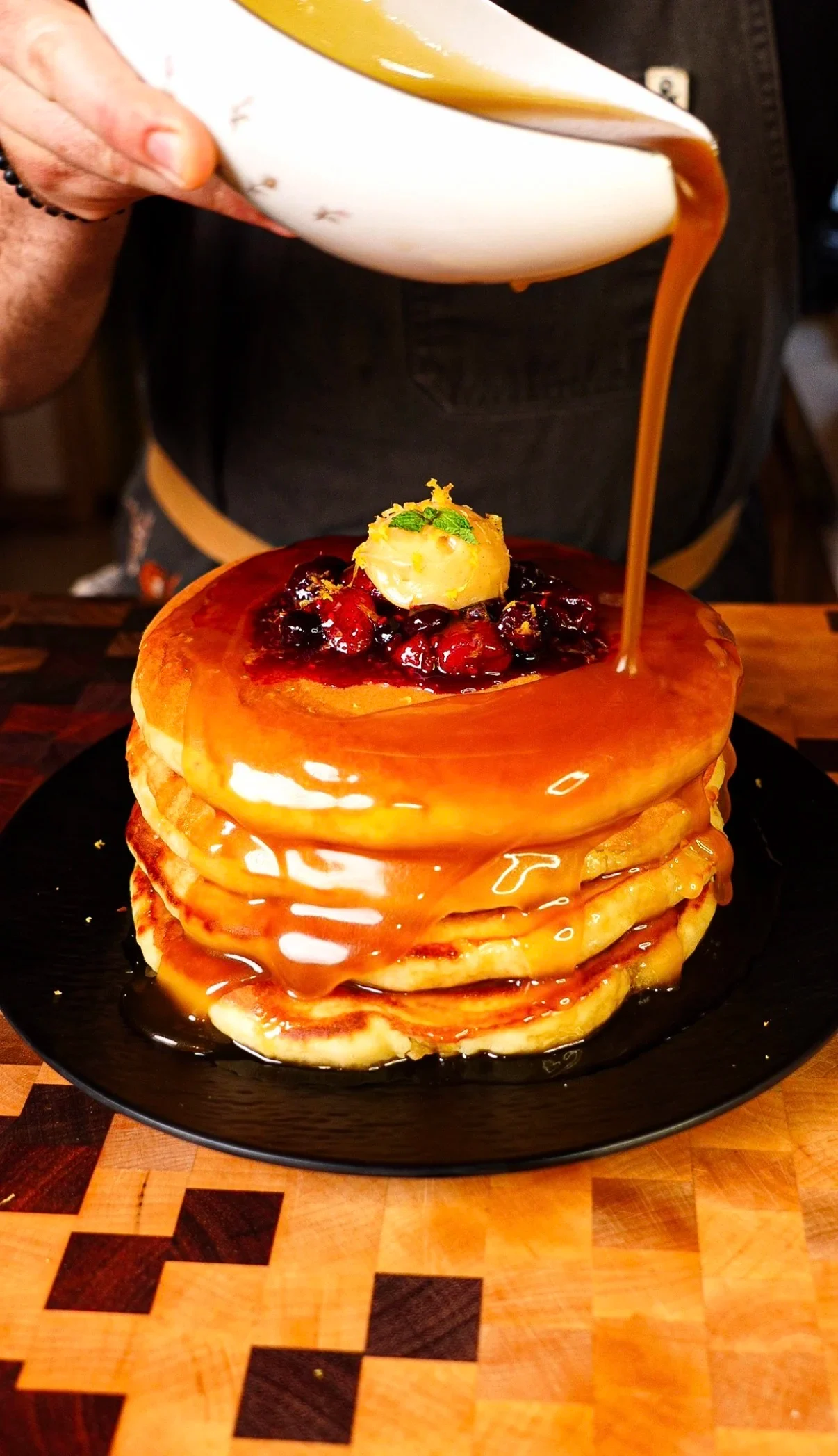 Golden Diner Honey Butter Pancakes ๐ฅ