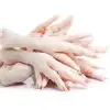 chicken feet, pre  blanched