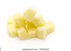 cubed mozzarella