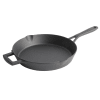 stainless steel or cast iron skillet
