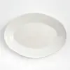 large, white serving plate