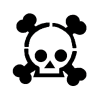 skull and crossbones stencil