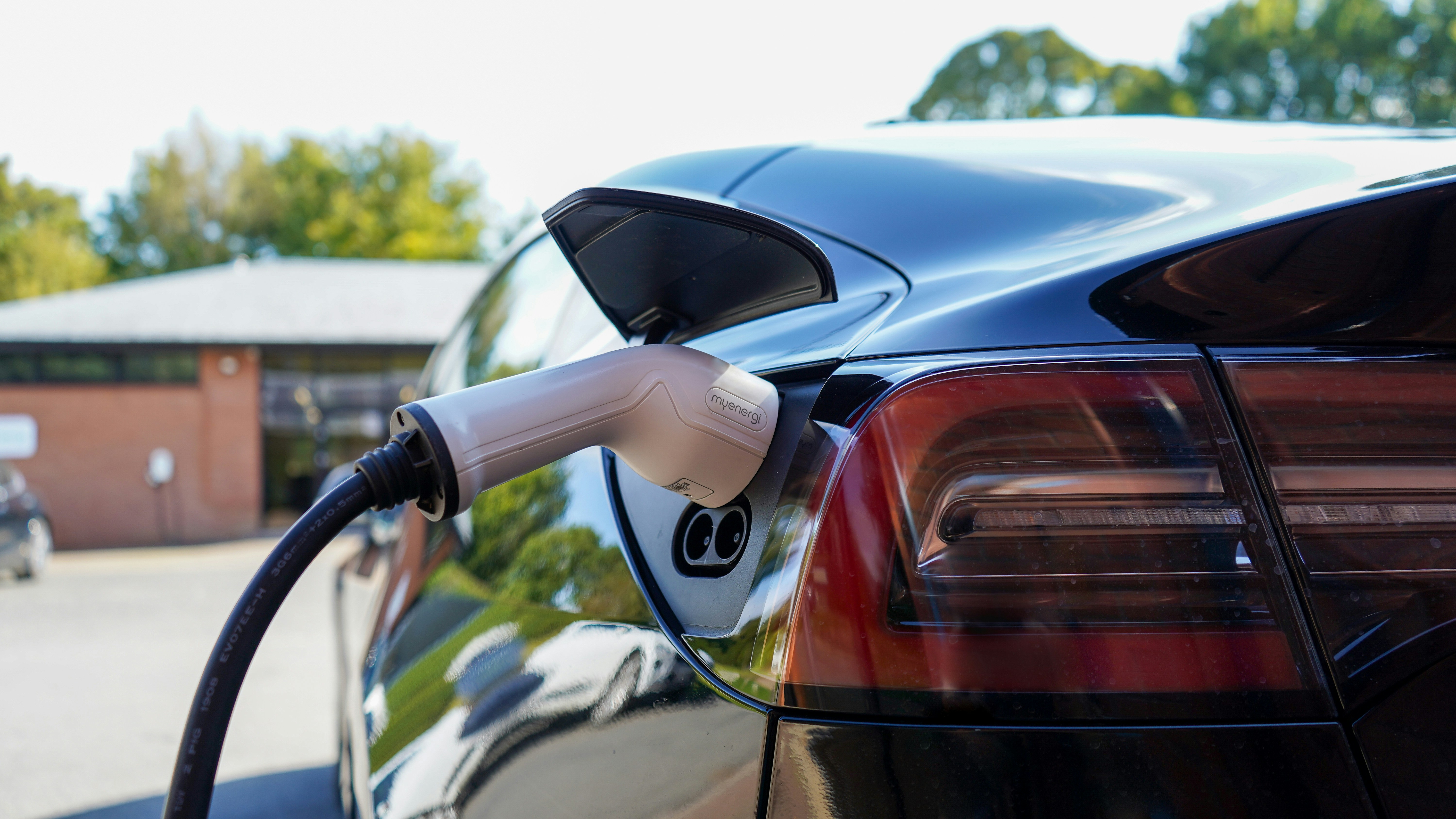 An electric vehicle charging