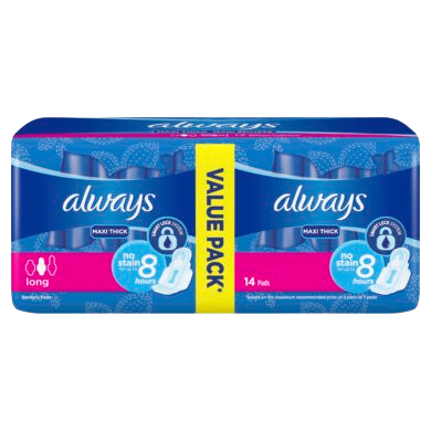 Always Maxi Thick Long Duos 14's