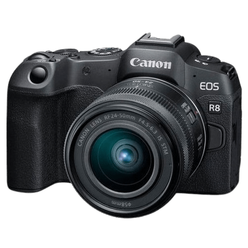 Canon EOS R8 Full-Frame Mirrorless Camera with RF 24–50mm IS STM Lens