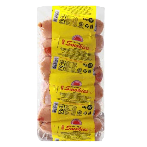 Farmer's Choice Beef Smokies Labless 1Kg