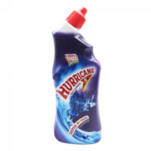 Hurricane Toilet Cleaner Super Power 500ml | Tough Stain Remover & Germ Killer