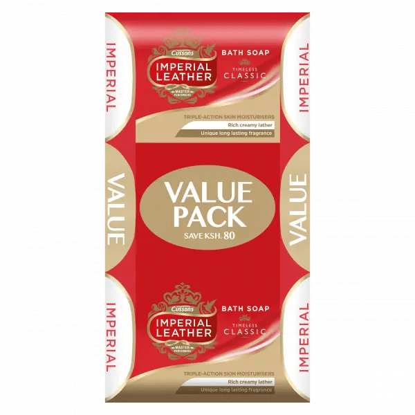 Imperial Leather Timeless Classic Bathing Bar 150g (2+1 Pack) | Rich Lather & Long-Lasting Fragrance
