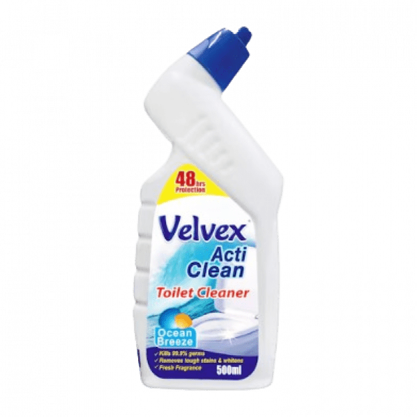 Velvex Toilet Cleaner Ocean Breeze 500ml | Fresh Scent & Powerful Cleaning