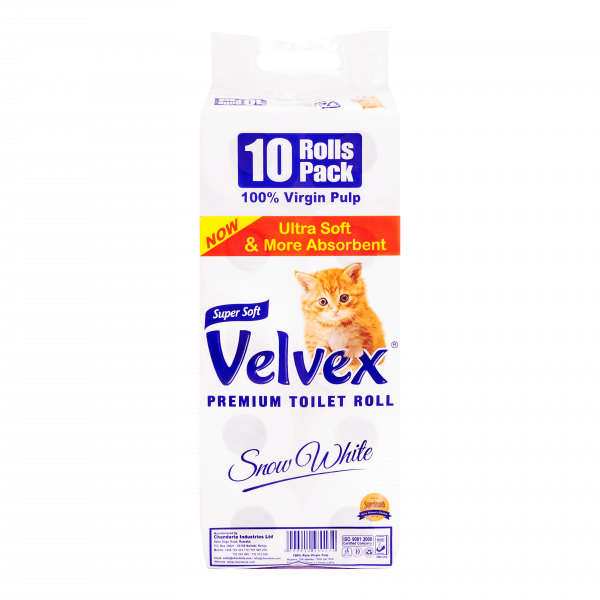 Velvex Premium Toilet Roll 10 Pack