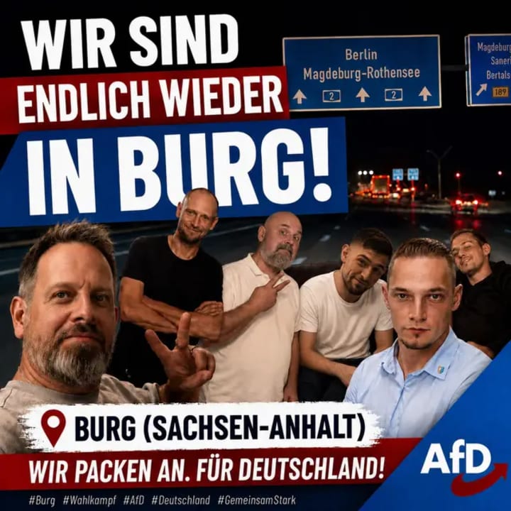 Gemeinsam unterstützen wir die AfD Sachsen-Anhalt im Landtagswahlkampf – mit Einsatz, Teamgeist und tatkräftiger Hilfe vor Ort. Wir packen an. Für Deutschland!