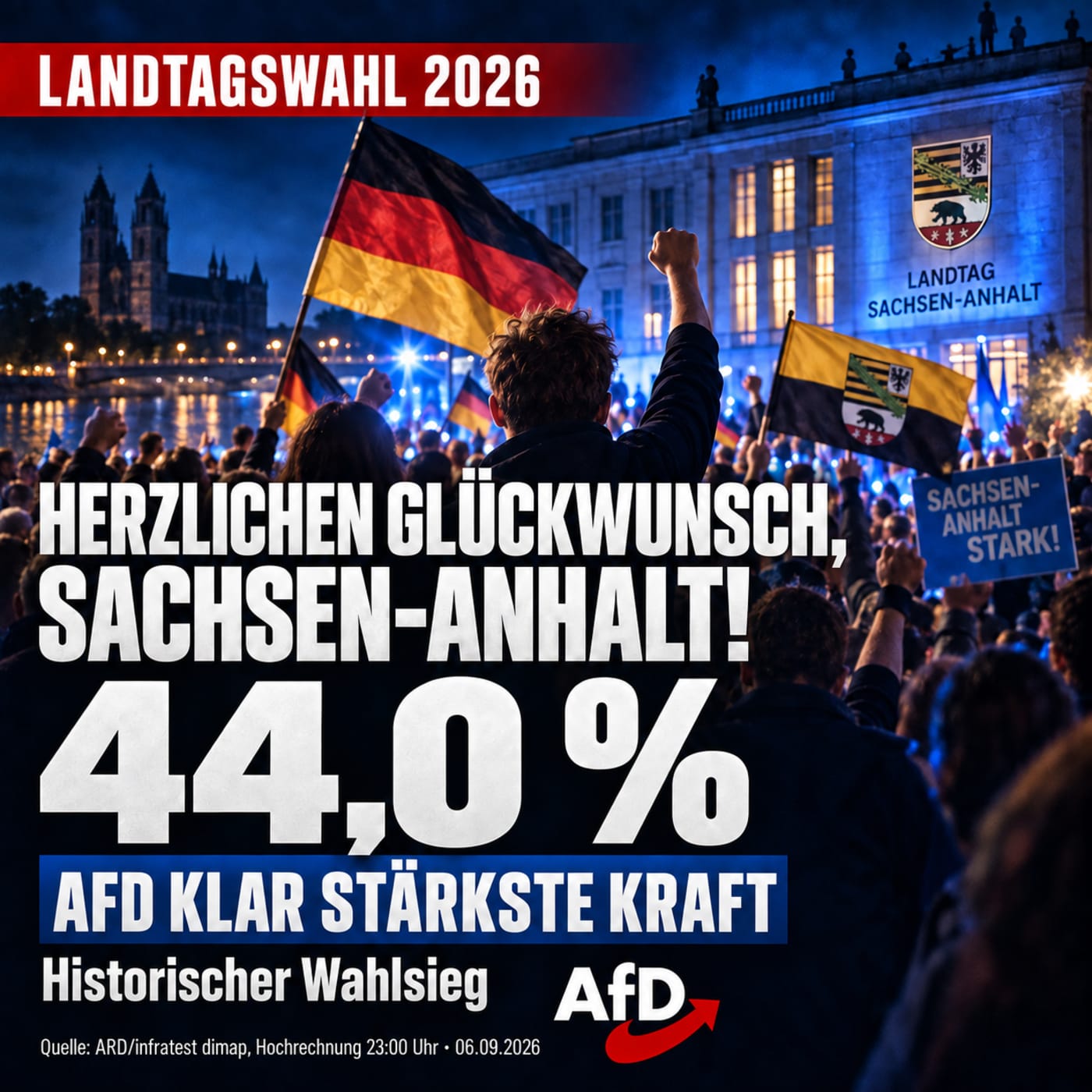 Sachsen-Anhalt schreibt Geschichte! 💙