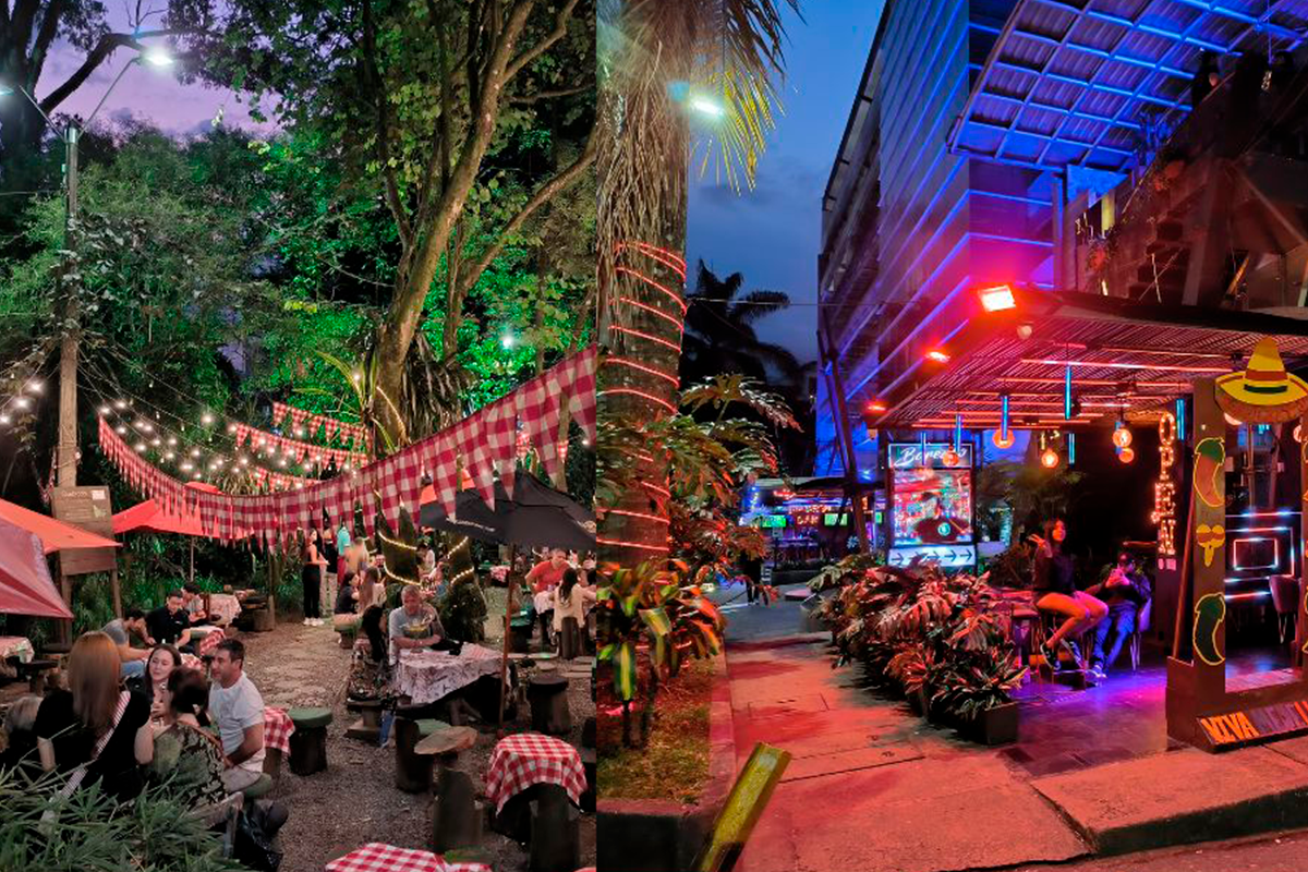 Parque Lleras Medellín nightlife
