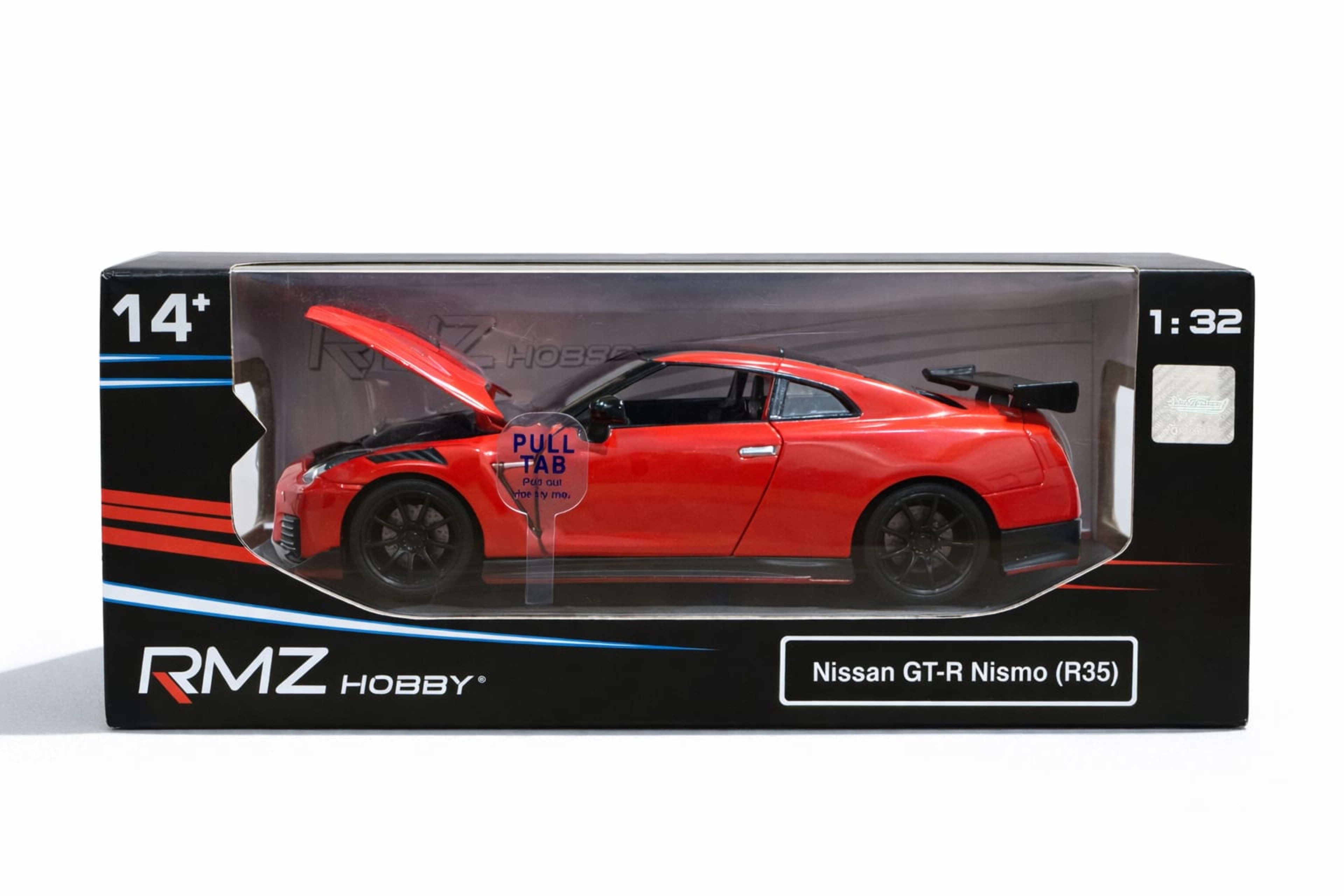 Nissan GT-R Nismo (R35) Diecast 1:32 – Red | Openable Parts | Light & Sound