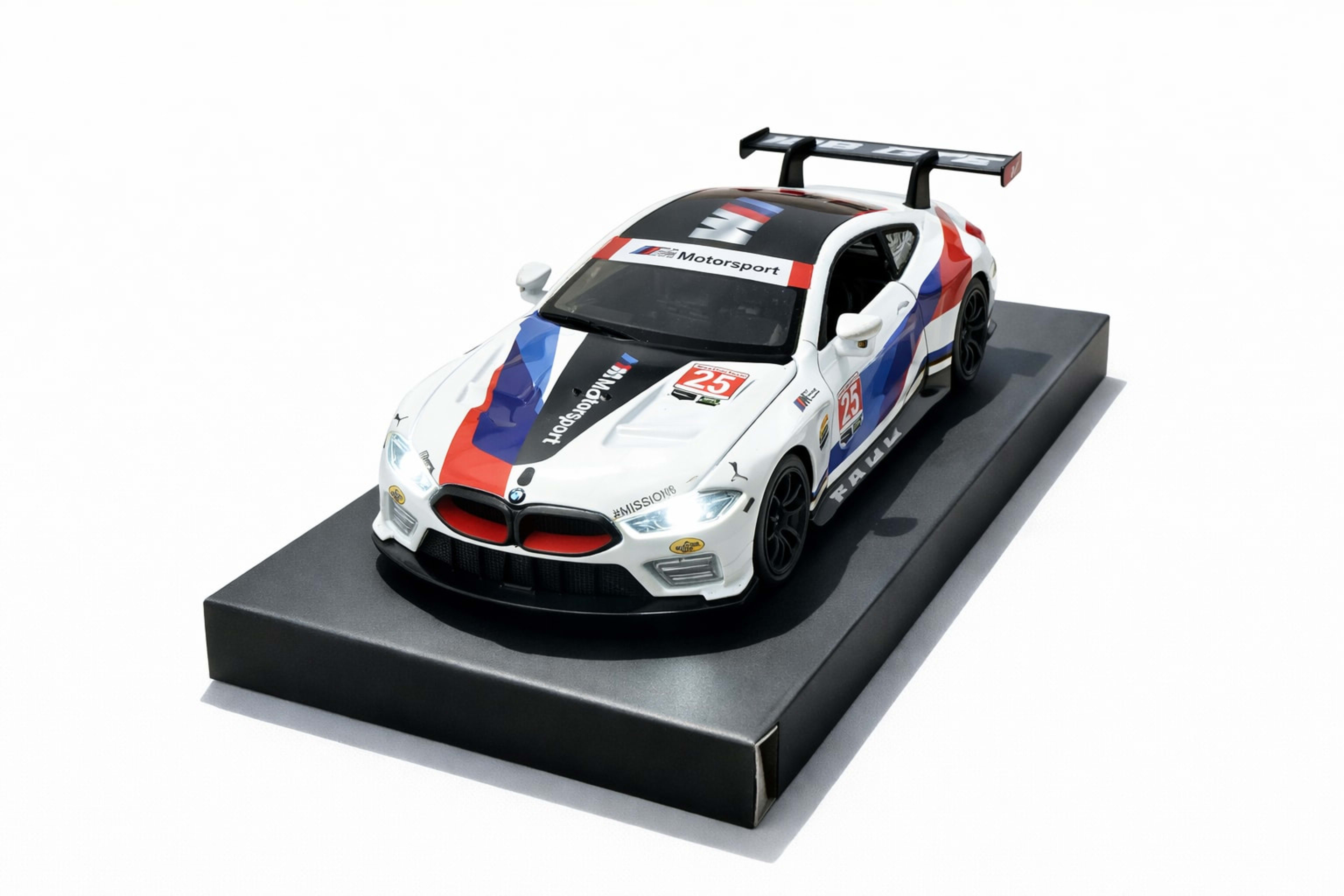 BMW M8 GTE Diecast 1:32 – Motorsport Livery | Openable Parts | Detailed Interior