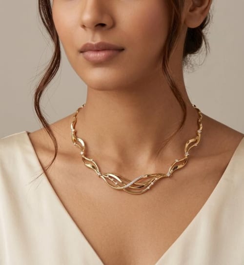 Bridal Gold Neclace