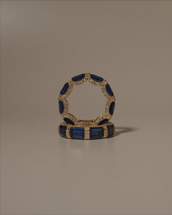 Blue Sapphire Ring view 1