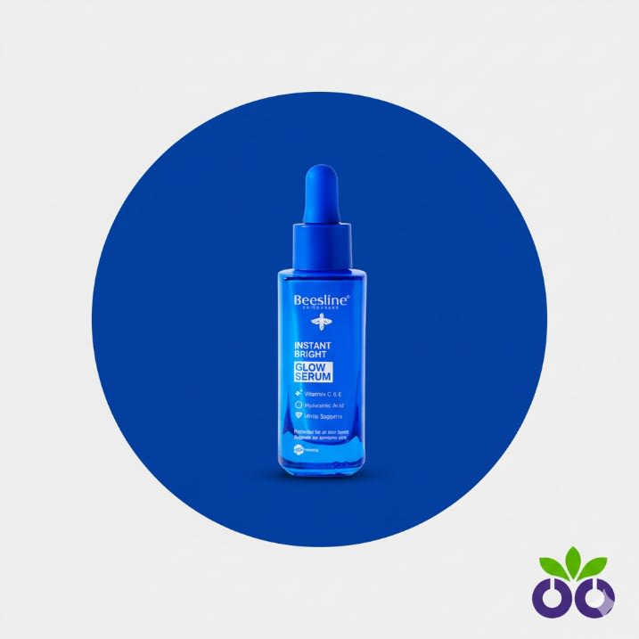 Beesline Instant Bright Glow Serum, an illuminating face serum with Vitamin C for an instant, pearlescent glow.