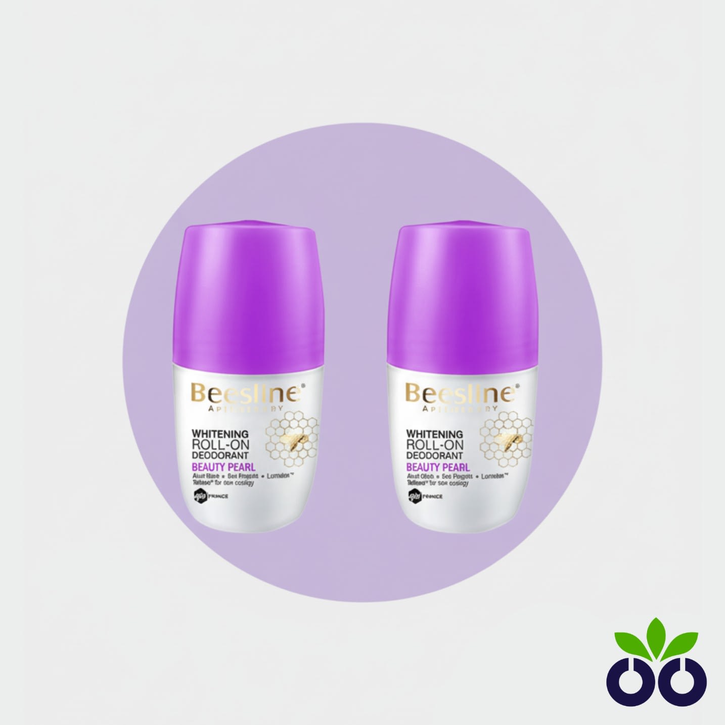 Beesline Beauty Pearl 1+1 whitening deodorant offer pack with Lumiskin for brightening dark underarms.