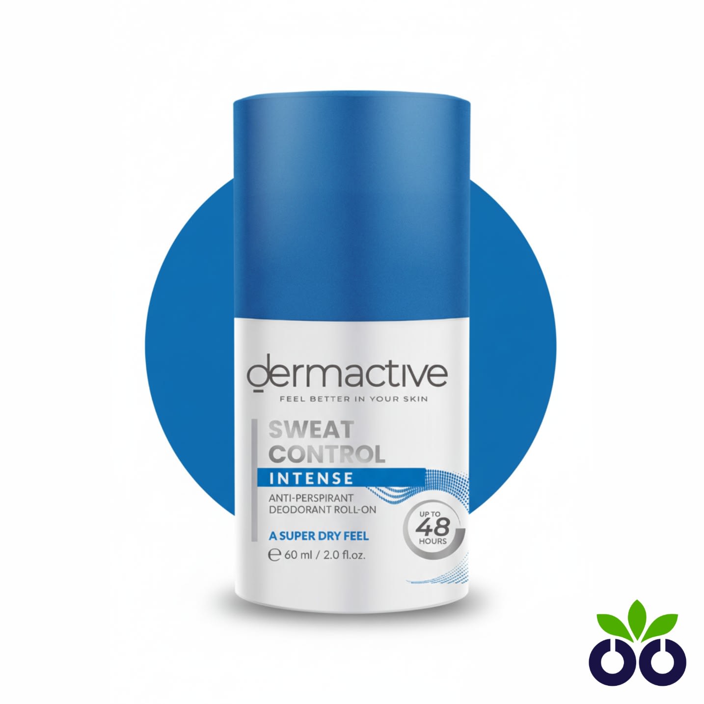 Dermactive Intense, a clinical antiperspirant for excessive sweating with Aluminum Chlorohydrate.
