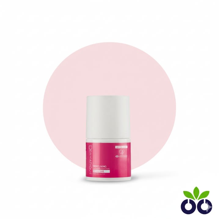 Dermatique Cotton Candy, a sweet scented whitening deodorant with Vitamin C, to soothe and lighten underarm skin.