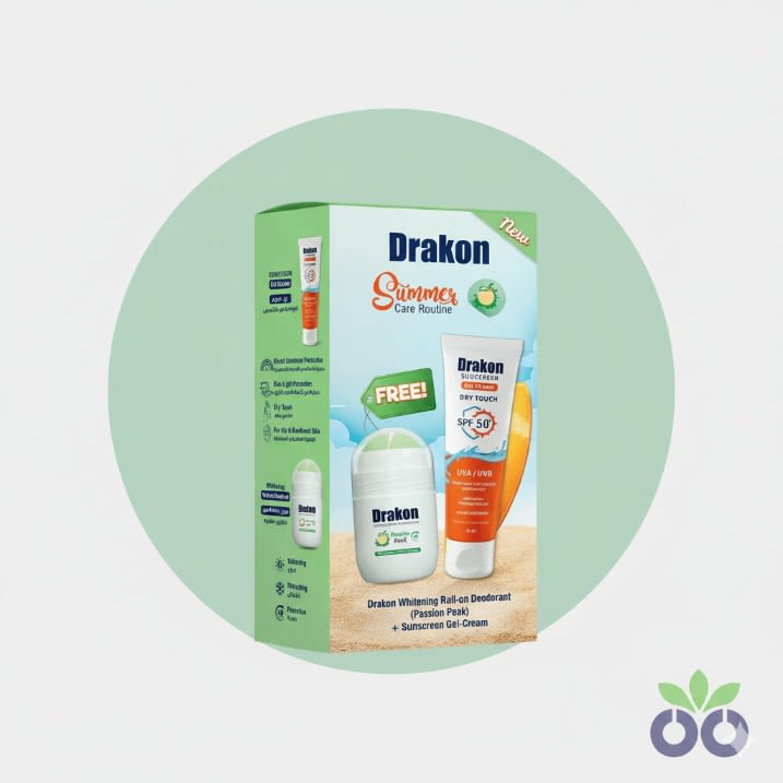 Drakon Sunscreen & Whitening Roll-On Kit (Passion Peak)