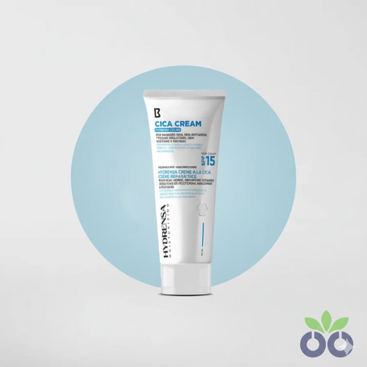 Hydrensa CICA Cream, a cica cream for redness and irritation with Ceramides and Arnica to repair a compromised skin barrier.