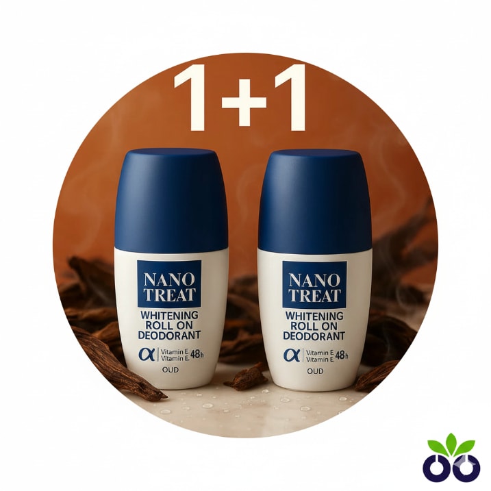 Nano Treat Whitening Roll-On Oud 1+1