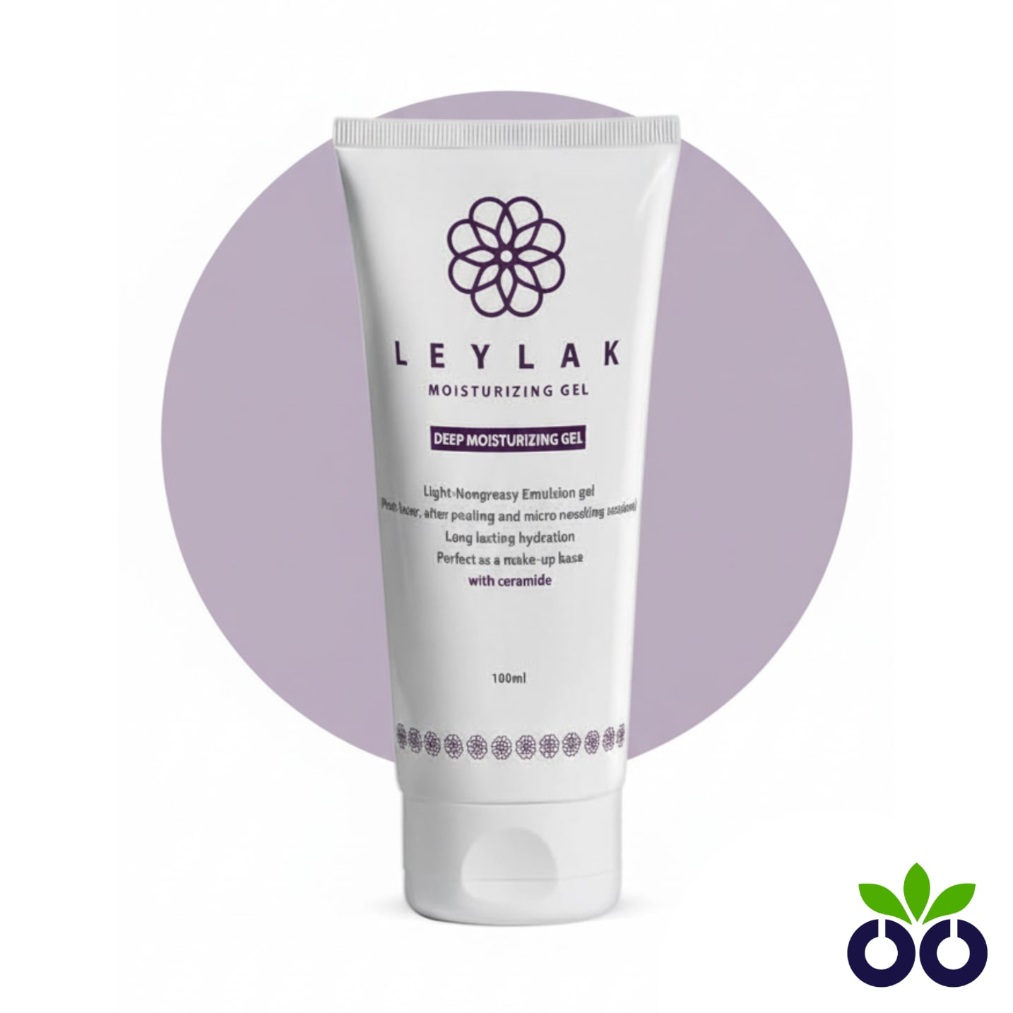 Leylak's soothing ceramide gel with Niacinamide and Propolis for repairing a red, compromised skin barrier.