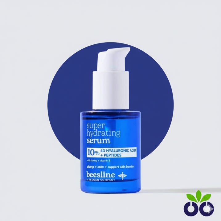 Beesline Super Hydrating Serum, a plumping and hydrating serum with multi-weight hyaluronic acid and peptides.