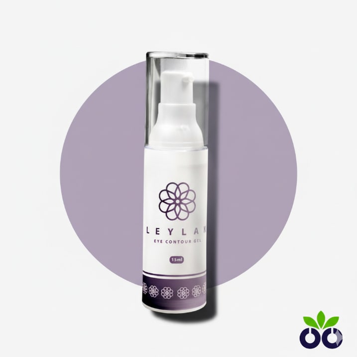 Leylak Eye Contour, an eye cream for dark circles and wrinkles with Retinol and Tranexamic Acid to treat all eye-aging signs.