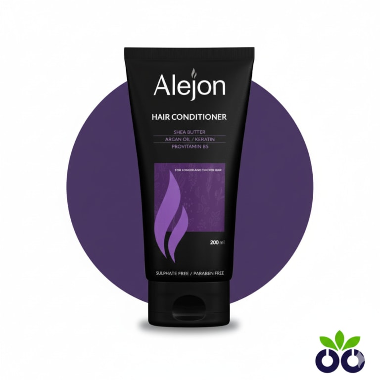 Alejon Hair Conditioner, a strengthening conditioner for thinning hair with Caffeine and Saw Palmetto.