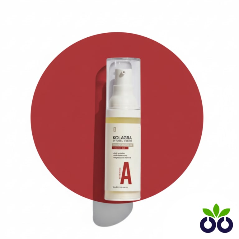 Kolagra's beginner retinol serum with 0.3% Retinol and 1% Niacinamide to gently smooth fine lines.