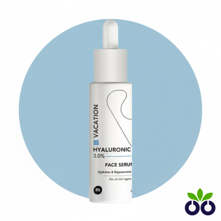 Vacation's multi-weight hyaluronic acid serum with 5 forms of HA to deeply plump and hydrate dry, dehydrated skin.