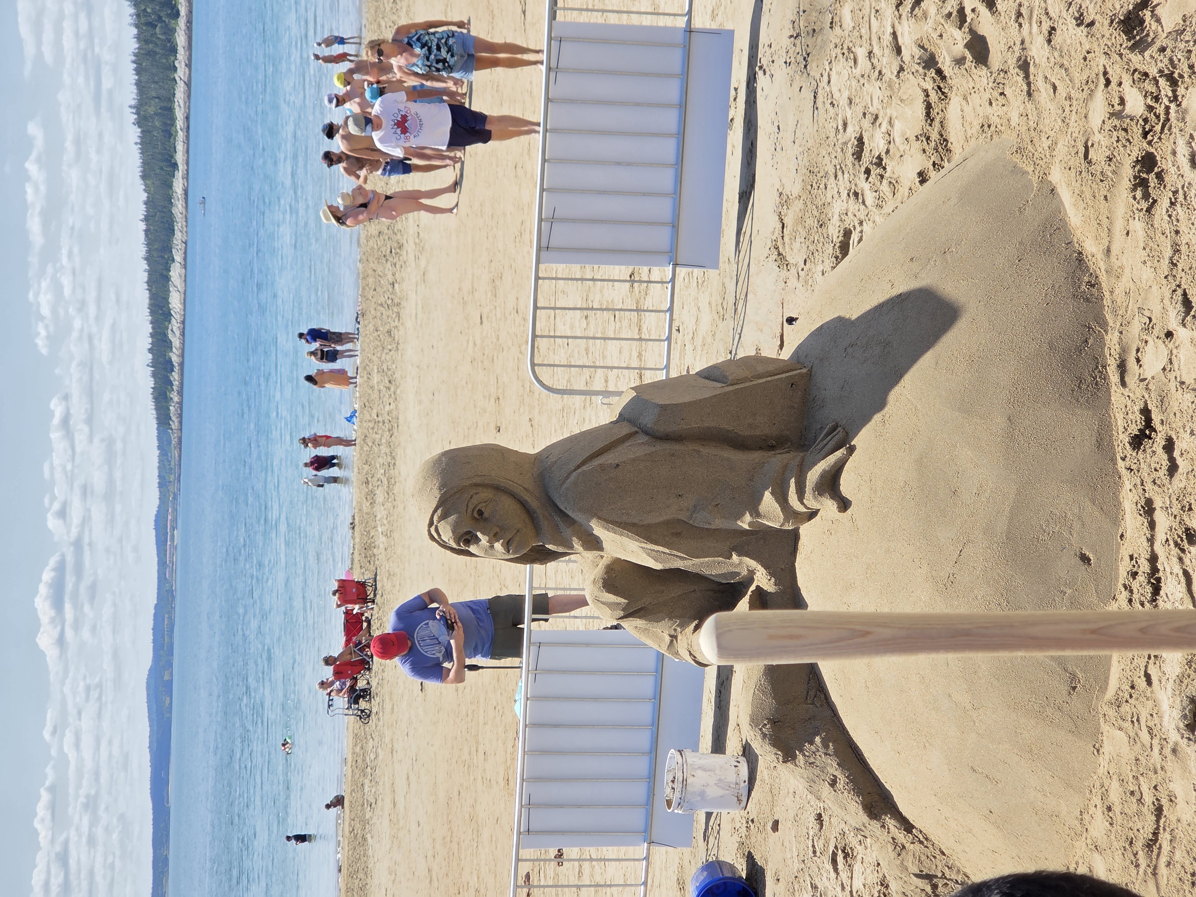 Master sand sculptors at work