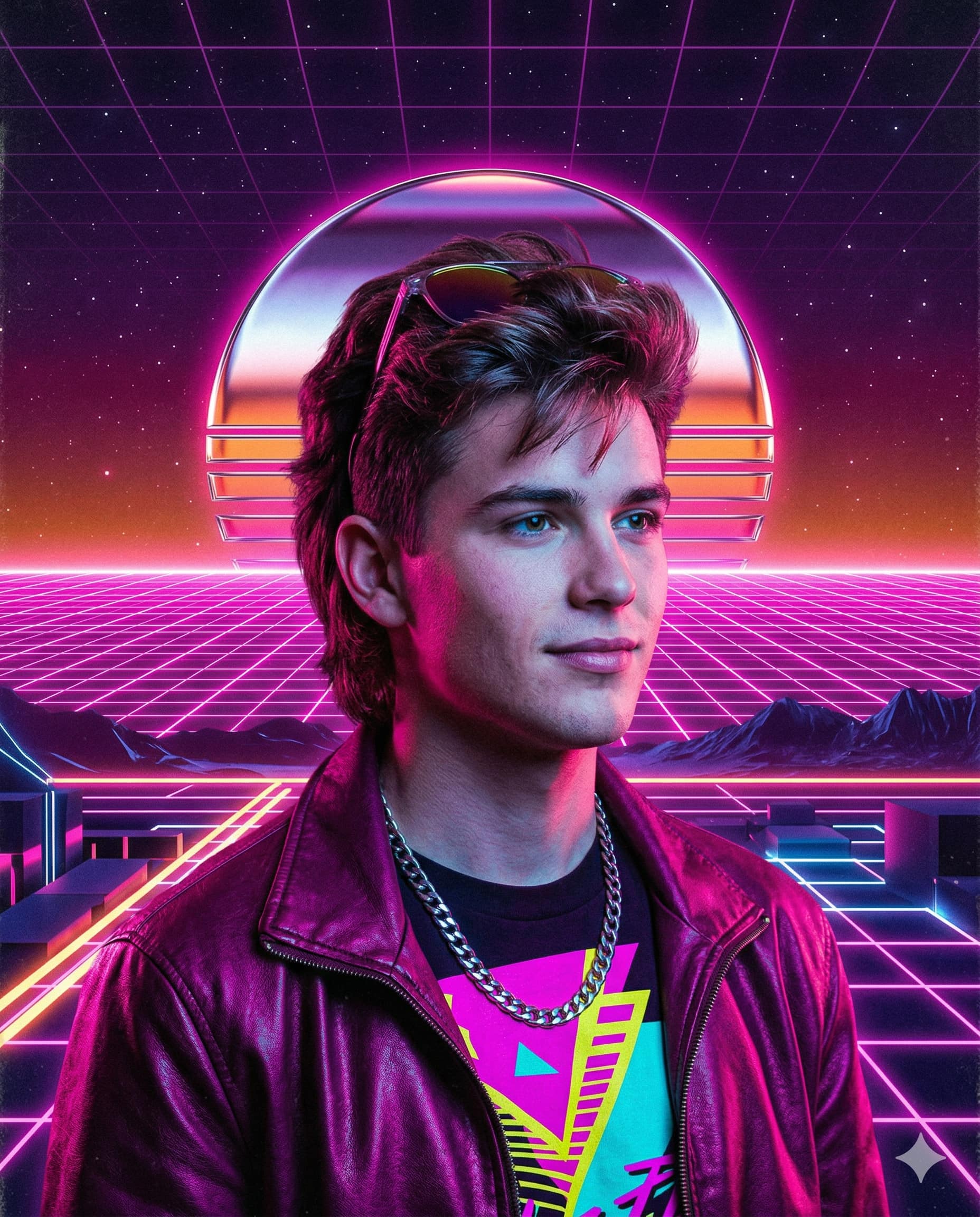 Synthwave AI Portrait