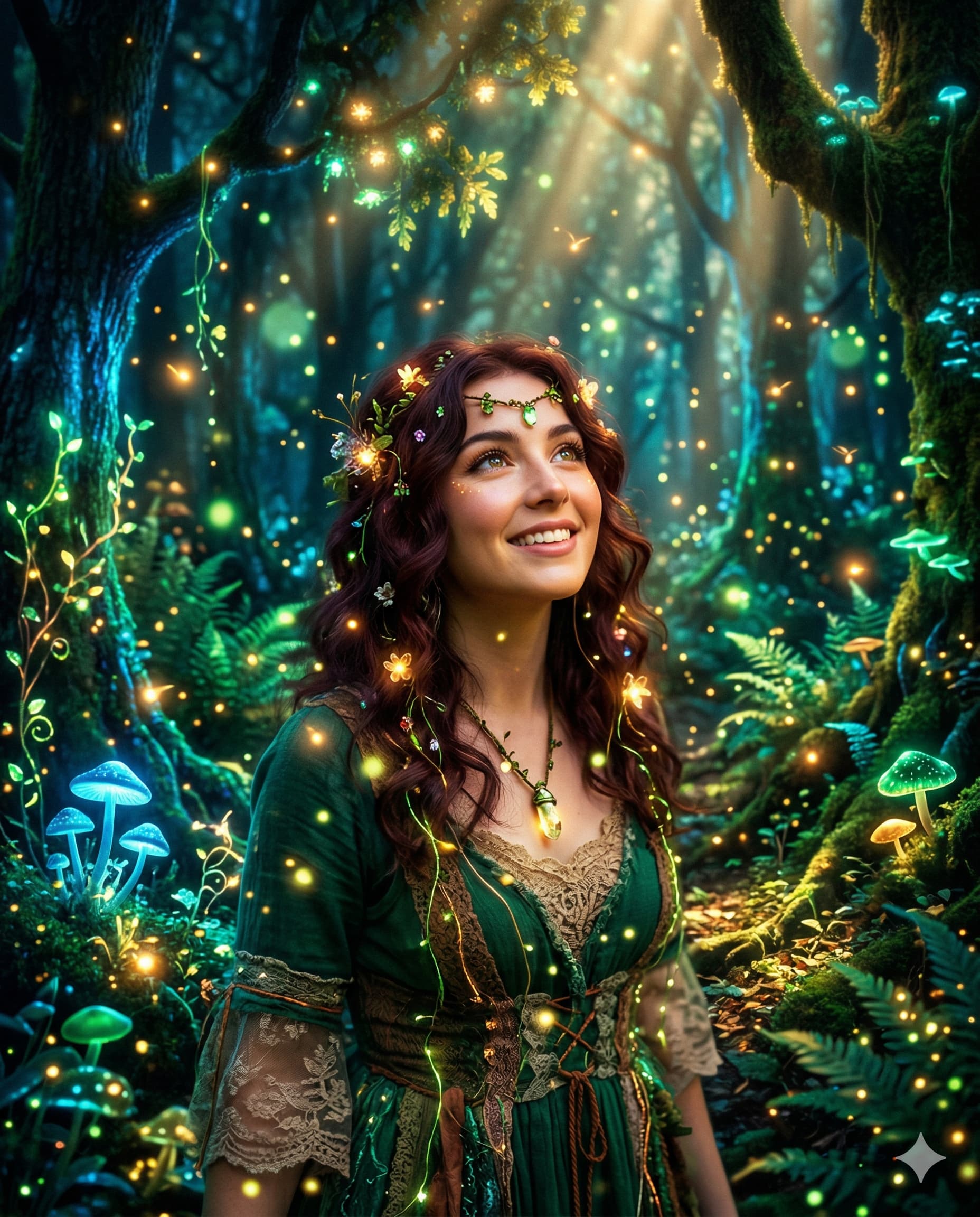 Enchanted Forest AI Portrait