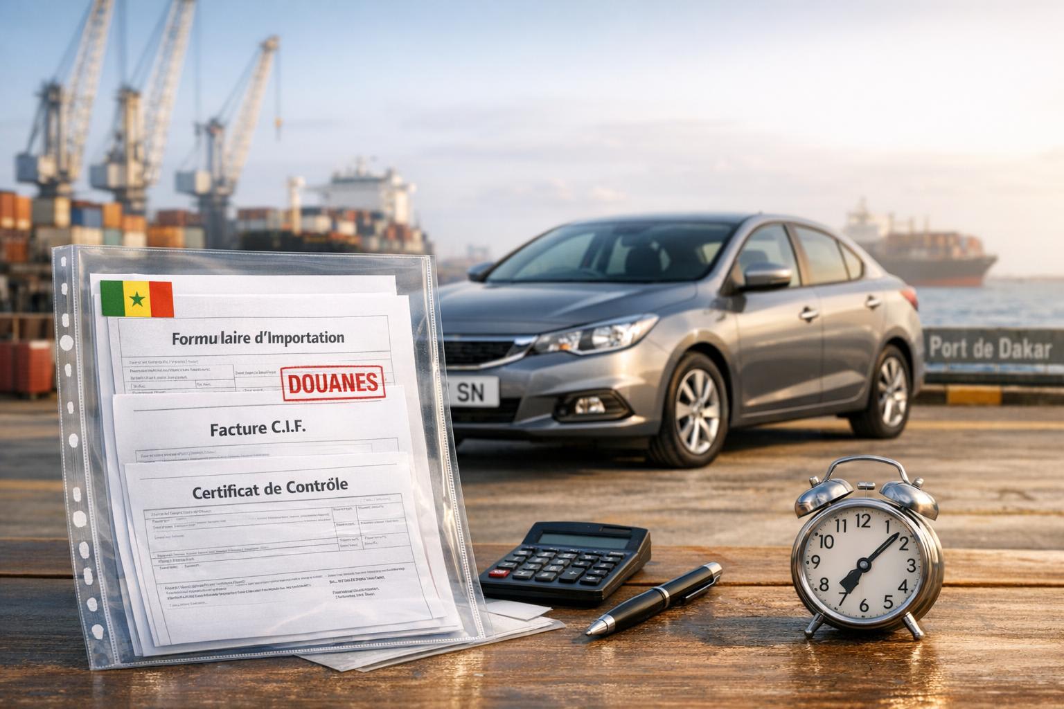 Comment importer une voiture d'occasion au Sénégal : Coûts, Taxes et Démarches 
