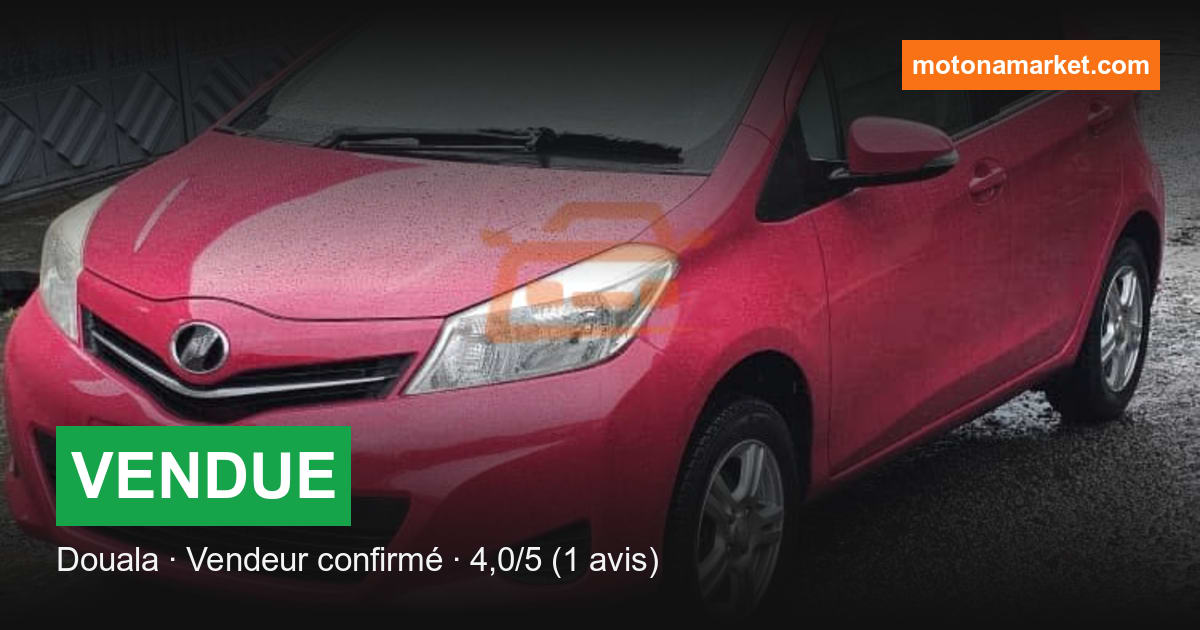 2011 Toyota Vitz à Douala
