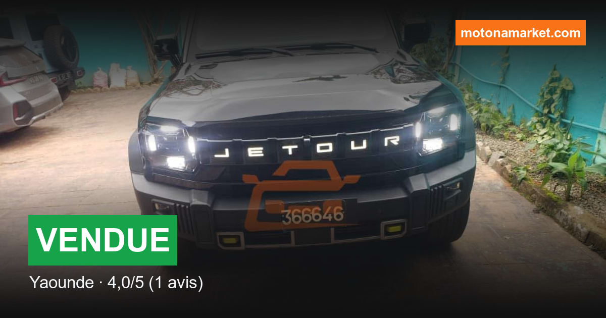 2025 Jetour T2 à Yaounde