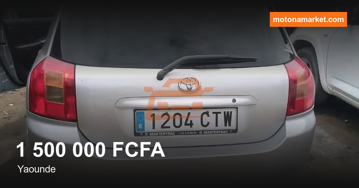 2002 Toyota Corolla à Yaounde