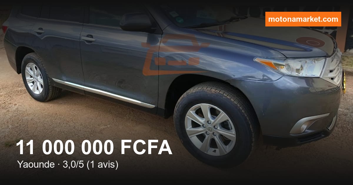 2012 Toyota Highlander à Yaounde