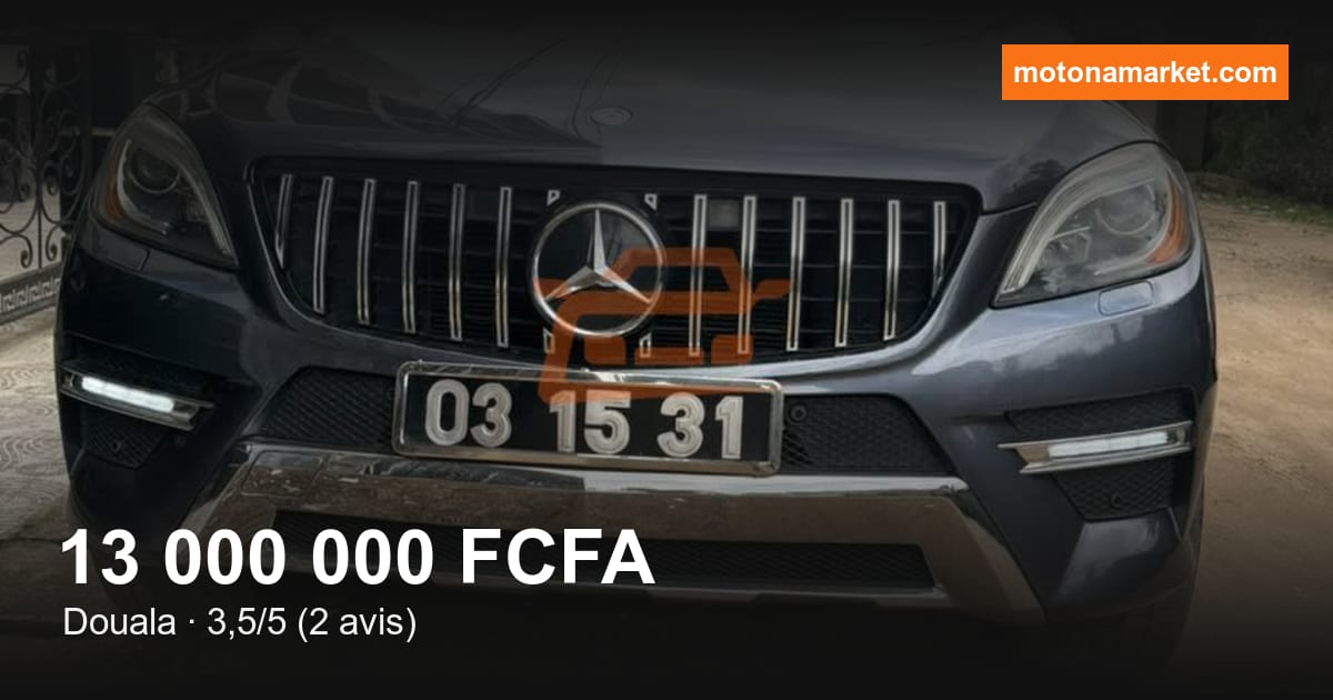 2015 Mercedes-Benz Ml à Douala