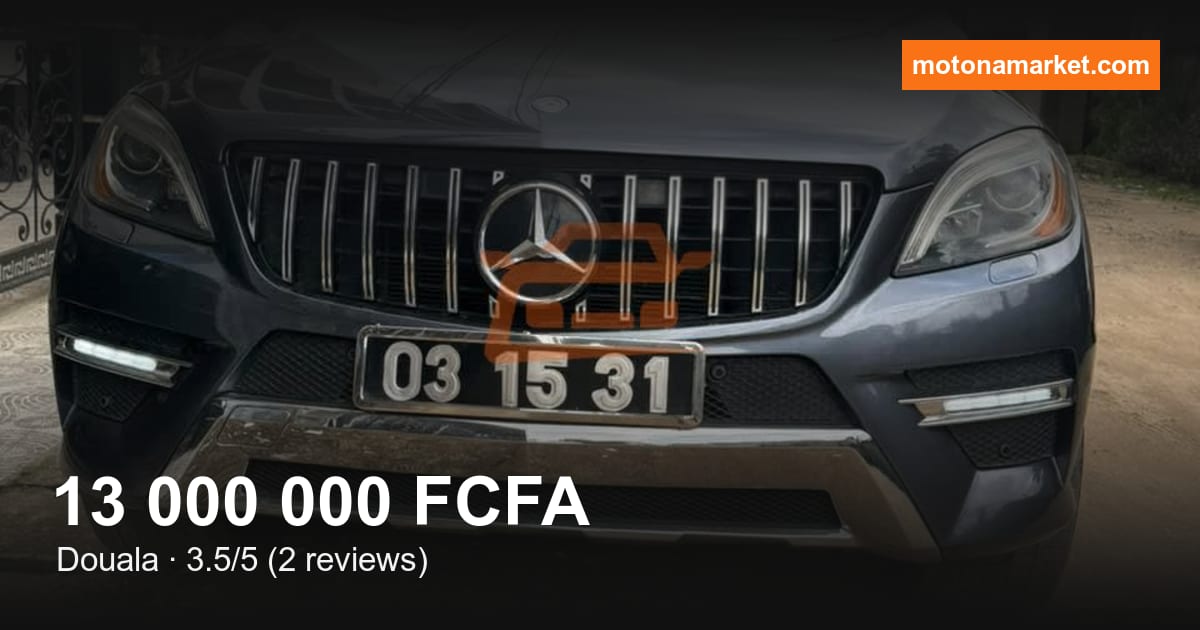 2015 Mercedes-Benz Ml à Douala