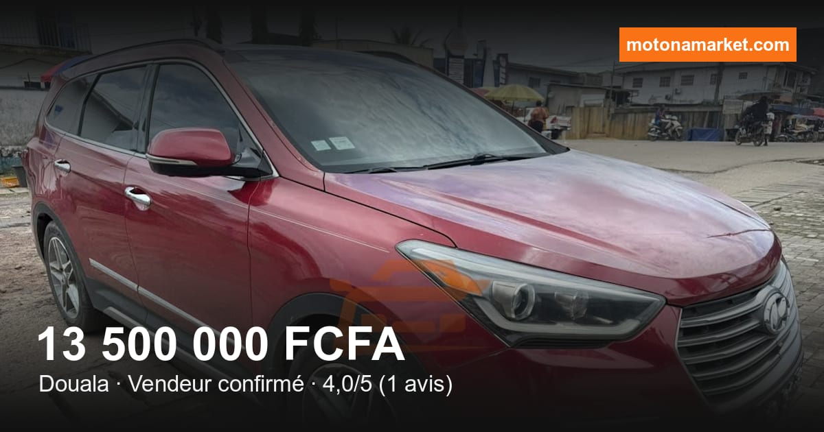2017 Hyundai Santa Fe à Douala