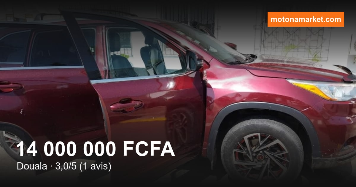 2014 Toyota Highlander à Douala
