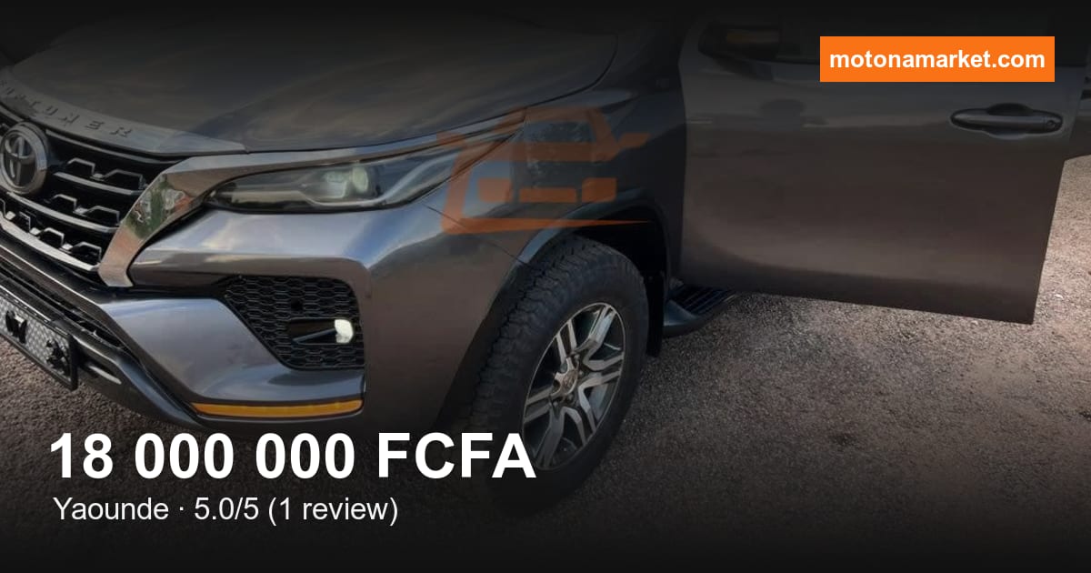2022 Toyota Fortuner à Yaounde