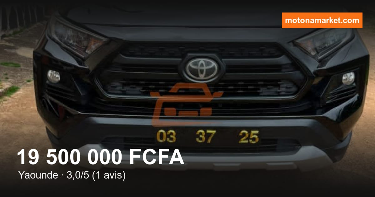 2020 Toyota RAV4 à Yaounde