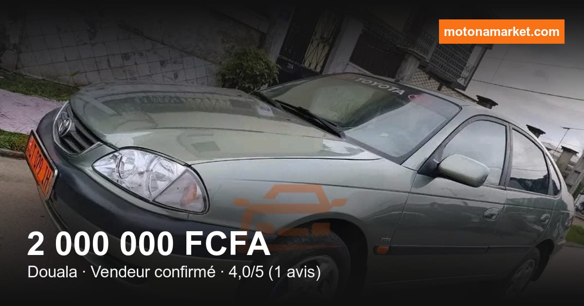2001 Toyota Avensis à Douala