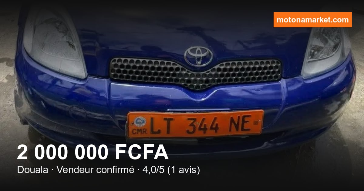 2001 Toyota Yaris à Douala